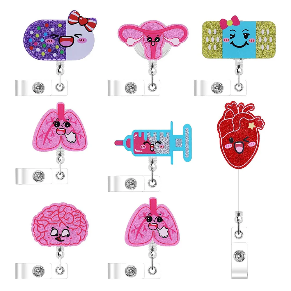7 Color Fashion Cute Cartoon Heart Retractable Nurse Badge Reel Clip Badge Holder Students Doctor ID Card Holder Keychain
7 Color Fashion Cute Cartoon Heart Retractable Nurse Badge Reel Clip Badge Holder Students Doctor ID Card Holder Keychain