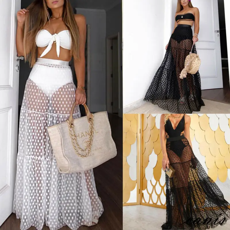 2022 Summer Women Bikini Cover Up Swimsuit Mesh Sheer Transparent Mini Wrap Skirts Tulle Female See Through Sarong Beachwear
2022 Summer Women Bikini Cover Up Swimsuit Mesh Sheer Transparent Mini Wrap Skirts Tulle Female See Through Sarong Beachwear
