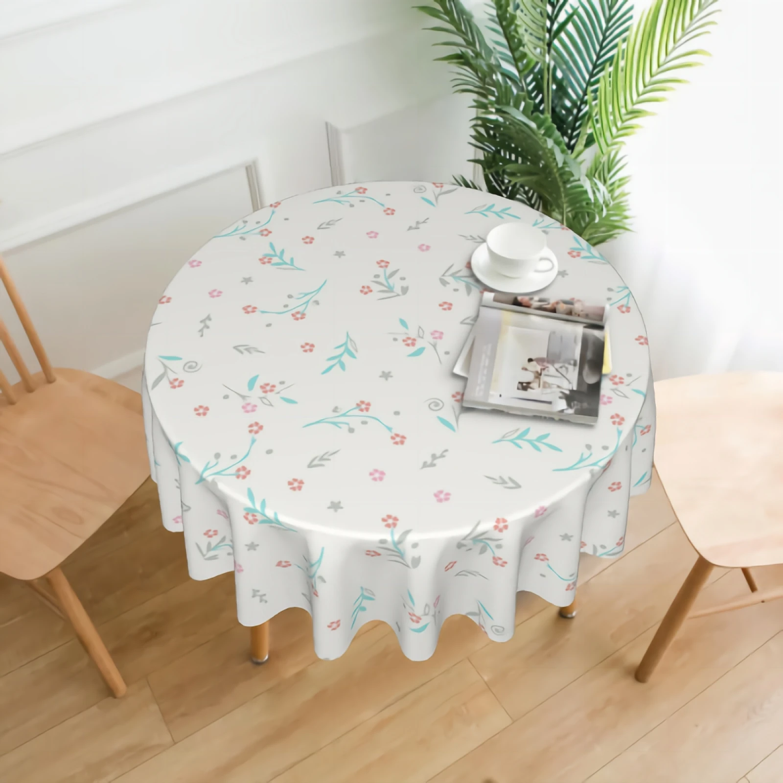 Flowers Round Tablecloth 60 Inch Floral Table Cover Table Cloth with Waterproof Wrinkle Resistant for Home Indoor Outdoor
Flowers Round Tablecloth 60 Inch Floral Table Cover Table Cloth with Waterproof Wrinkle Resistant for Home Indoor Outdoor