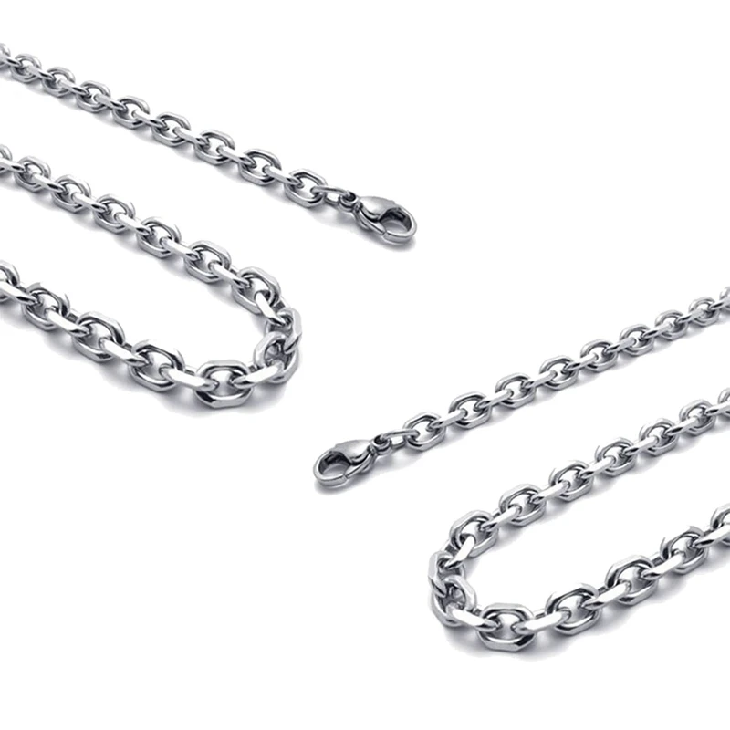 2X Velvet Bag Jewelry Men's Women's Chain, Stainless Steel Necklace, Silver Color, Width 3 Mm, Length 55 Cm
2X Velvet Bag Jewelry Men's Women's Chain, Stainless Steel Necklace, Silver Color, Width 3 Mm, Length 55 Cm