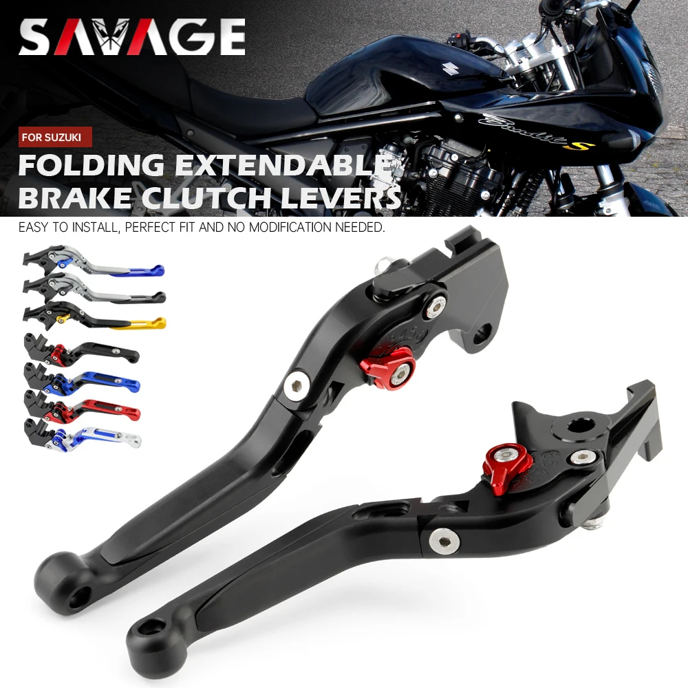 Brake Clutch Levers For SUZUKI BANDIT 650 GSF 1250 GSX 1400 650F TL1000R SV Motorcycle Accessories Adjustable Folding Extendable
Brake Clutch Levers For SUZUKI BANDIT 650 GSF 1250 GSX 1400 650F TL1000R SV Motorcycle Accessories Adjustable Folding Extendable