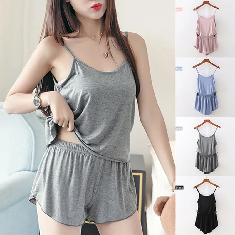 Summer Pajamas Woman Sleepwear Short Set Pajamas Pajama Set Nightwear Comfortable Short Sleeve T Shirts & Shorts Home Clothes
Summer Pajamas Woman Sleepwear Short Set Pajamas Pajama Set Nightwear Comfortable Short Sleeve T Shirts & Shorts Home Clothes