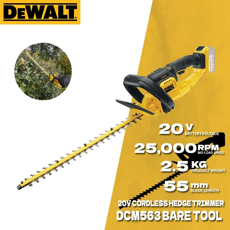 Беспроводной резак для живой изгороди DEWALT DCM563B, неизолированный инструмент 20 в, электроинструменты для стрижки газона, бытовая электрическая пила для сада DCM563
Беспроводной резак для живой изгороди DEWALT DCM563B, неизолированный инструмент 20 в, электроинструменты для стрижки газона, бытовая электрическая пила для сада DCM563