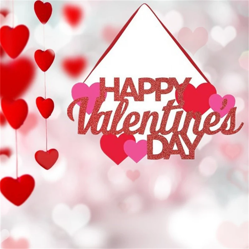 Door Hanging Sign Happy Valentine Day Pendant Wall Door Pendant Home Party DIY Ornaments for Walls Windows Doors Decorations
Door Hanging Sign Happy Valentine Day Pendant Wall Door Pendant Home Party DIY Ornaments for Walls Windows Doors Decorations