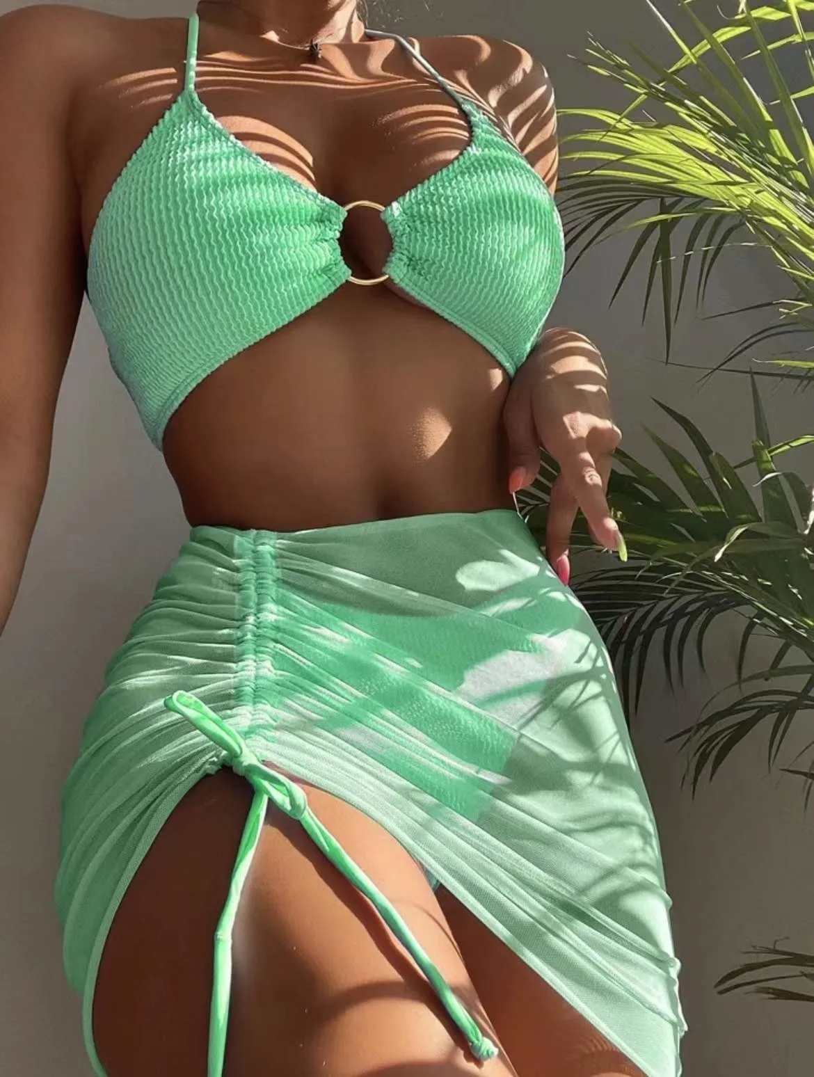 European and American women's wear, new summer multicolor sexy beach swimsuit three-piece suit for women
European and American women's wear, new summer multicolor sexy beach swimsuit three-piece suit for women
