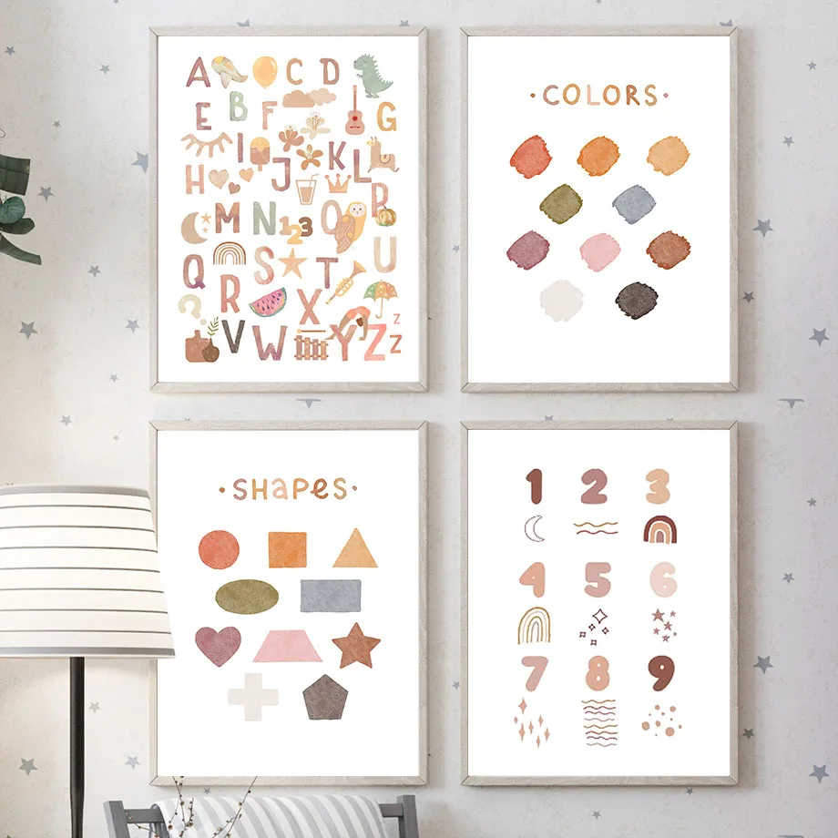 Wall Art Canvas Painting Letter Color Geometry Number Children's Nordic Posters And Prints Wall Pictures For Kids Room Decor|
Wall Art Canvas Painting Letter Color Geometry Number Children's Nordic Posters And Prints Wall Pictures For Kids Room Decor|