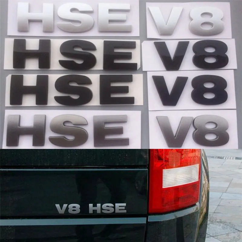 Эмблема с буквами V8 HSE, бейдж Для Land Rover Discovery 3 4 Freelander 2, стильная наклейка на багажник автомобиля, глянцевая, черная, серебристая, серая
Эмблема с буквами V8 HSE, бейдж Для Land Rover Discovery 3 4 Freelander 2, стильная наклейка на багажник автомобиля, глянцевая, черная, серебристая, серая