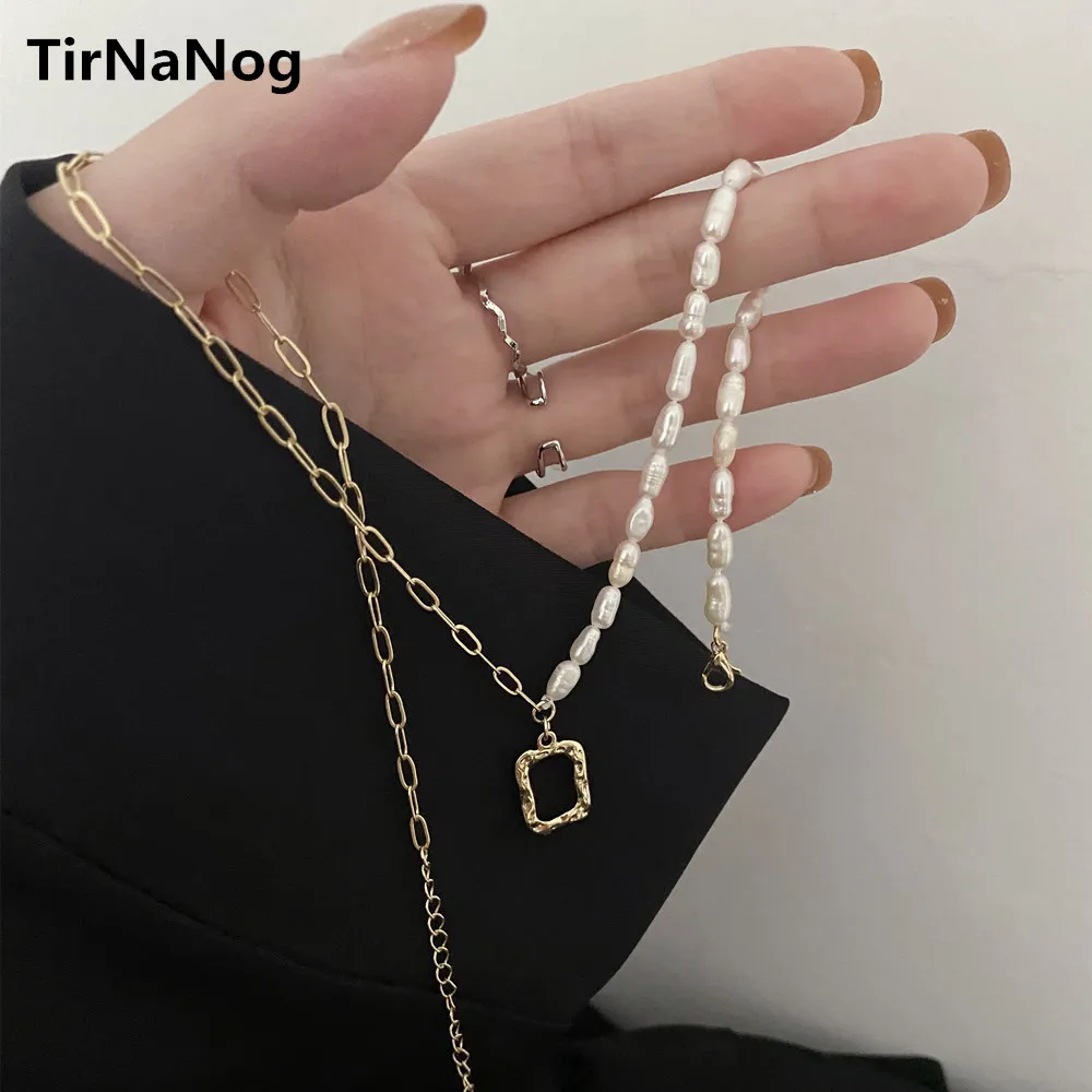 2022 New South Korea Square Necklace Fashion Retro Geometric Baroque Imitation Pearl Clavicle Necklace Women Jewelry Gifts
2022 New South Korea Square Necklace Fashion Retro Geometric Baroque Imitation Pearl Clavicle Necklace Women Jewelry Gifts