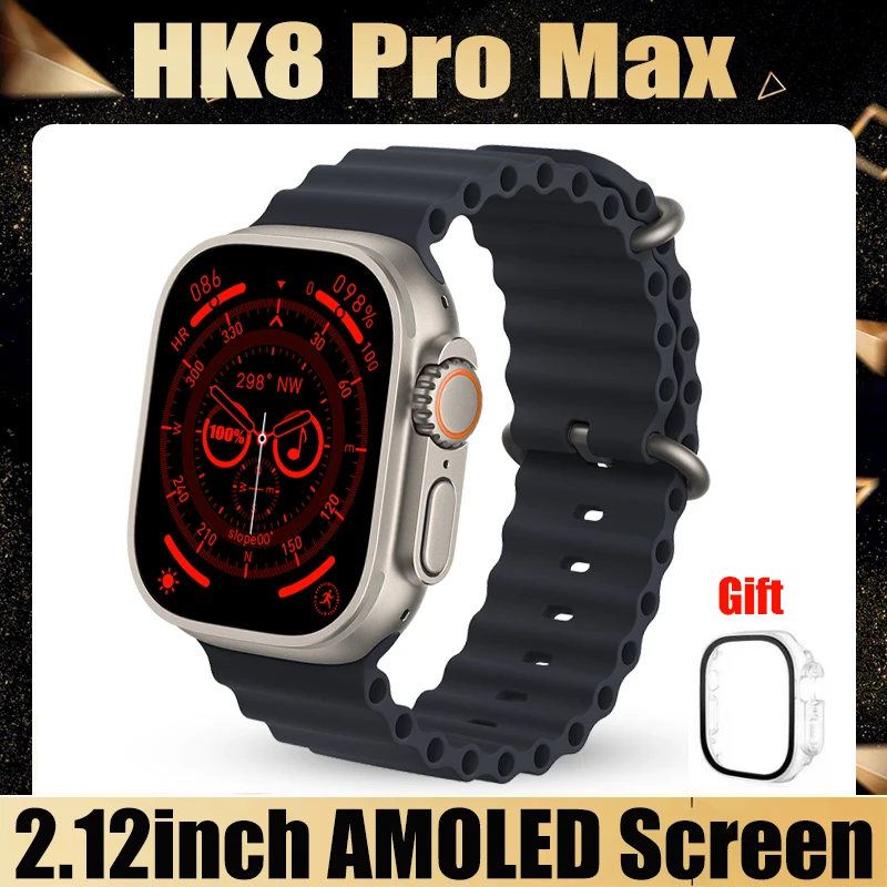 AMOLED экран HK8 Pro Max ультра 2,12 дюймов Смарт-часы Мужские серии 8 49 мм 1:1 компас NFC высоко обновленные Rtae умные часы спортивные часы
AMOLED экран HK8 Pro Max ультра 2,12 дюймов Смарт-часы Мужские серии 8 49 мм 1:1 компас NFC высоко обновленные Rtae умные часы спортивные часы