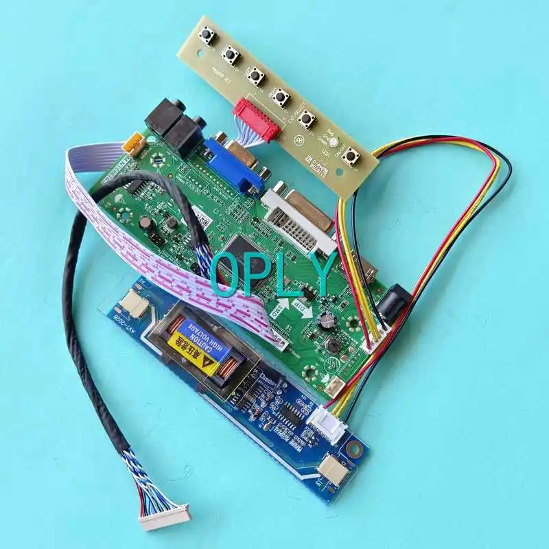 LCD Display Matrix Controller Board Fit CLAA150XP01PE CLAA150XP01PQ VGA DVI HDMI-Compatible Kit 1024*768 2-CCFL 20 Pin LVDS 15"
LCD Display Matrix Controller Board Fit CLAA150XP01PE CLAA150XP01PQ VGA DVI HDMI-Compatible Kit 1024*768 2-CCFL 20 Pin LVDS 15"
