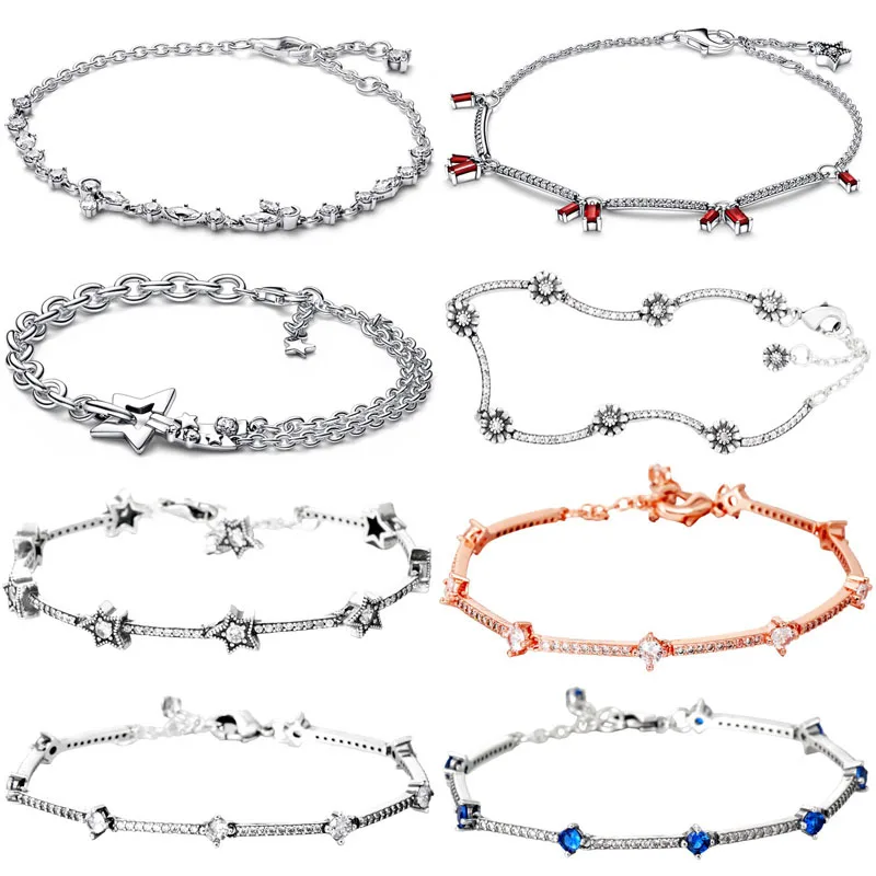 Sparkling Herbarium Cluster Shooting Star Firecracker Bars Bracelet Bangle Fit Fashion 925 Sterling Silver Bead Charm Jewelry
Sparkling Herbarium Cluster Shooting Star Firecracker Bars Bracelet Bangle Fit Fashion 925 Sterling Silver Bead Charm Jewelry