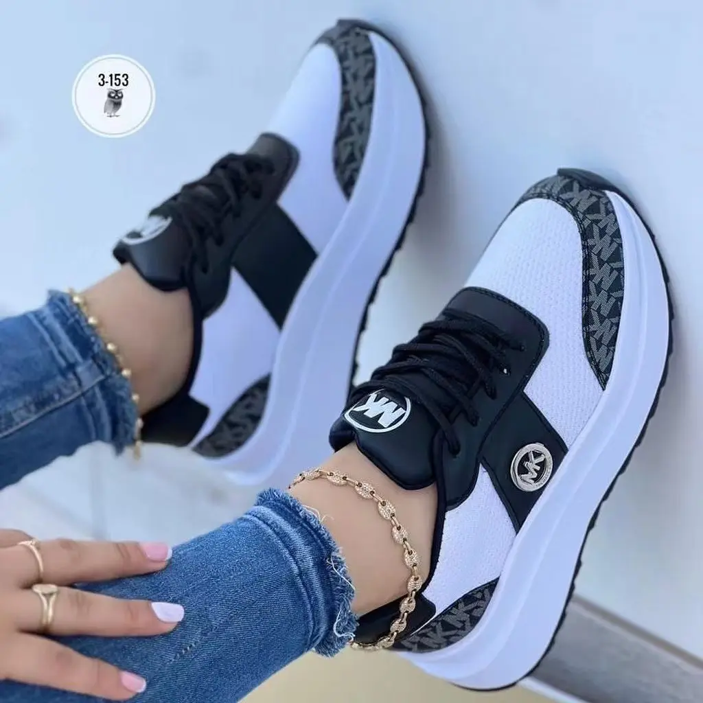Women Sneakers Platform Shoes PU Leather Patchwork Casual Sport Shoes Ladies Outdoor Running Walking Shoes Zapatillas Mujer
Women Sneakers Platform Shoes PU Leather Patchwork Casual Sport Shoes Ladies Outdoor Running Walking Shoes Zapatillas Mujer