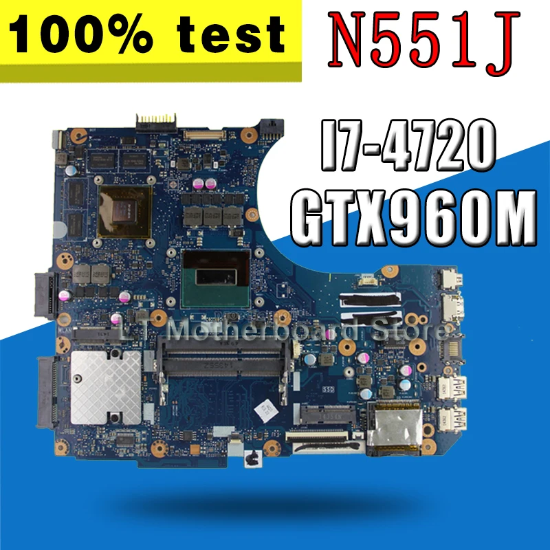 Новая материнская плата N551jW GTX960M i7-4720HQ для Asus N551J N551JM N551JW G551JM G551J G551JB материнская плата для ноутбука N551jW
Новая материнская плата N551jW GTX960M i7-4720HQ для Asus N551J N551JM N551JW G551JM G551J G551JB материнская плата для ноутбука N551jW