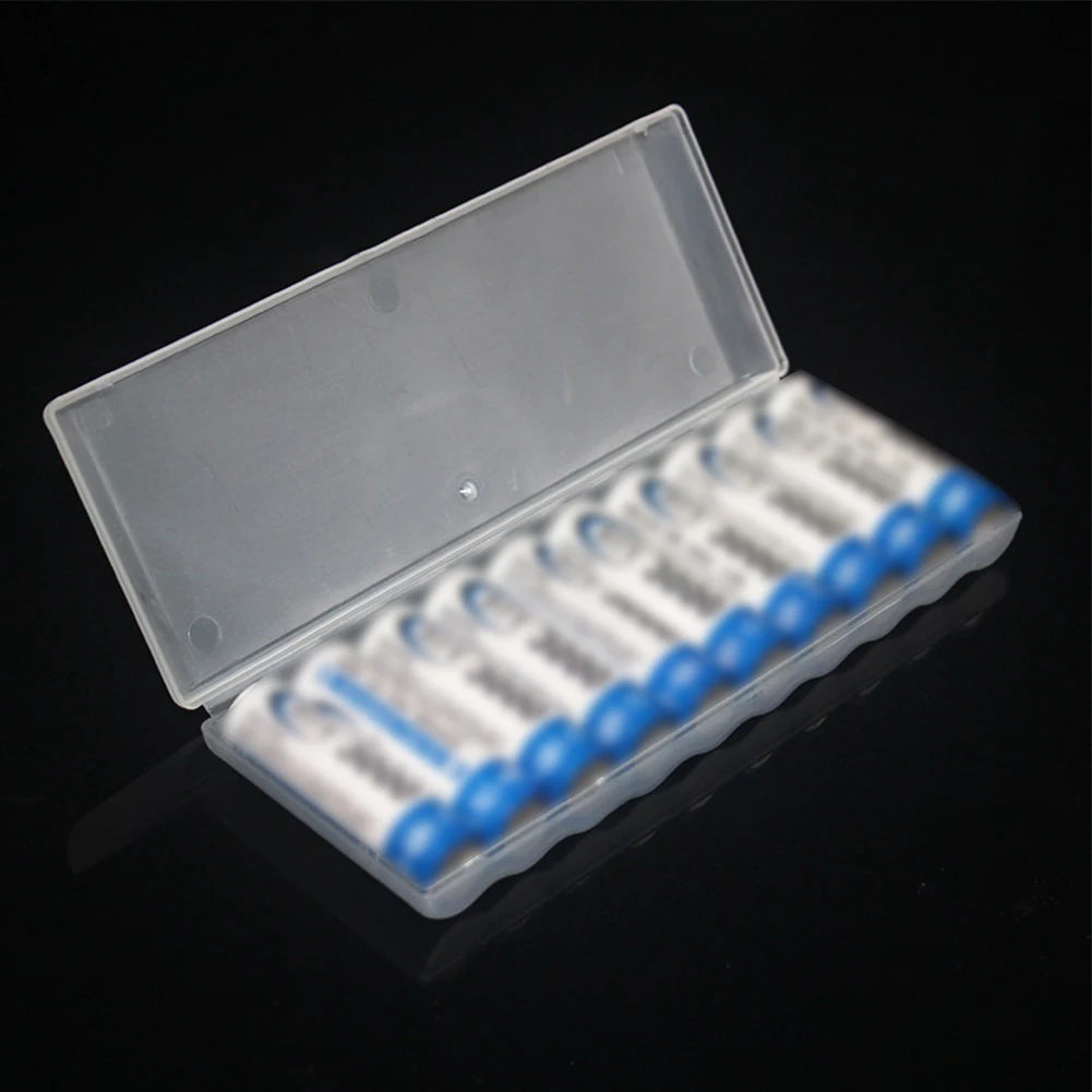 

AA / AAA Battery Storage Box Container For10x AA AAA Batteries Semi-translucent Hard Plastic AA AAA Case Cover Holder