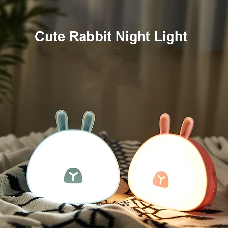 Cute Rabbit Table Lamp Multi-function LED Night Light Reading and Charging Small Desk Lamps Stepless Dimming Bedside Mood Lights
Cute Rabbit Table Lamp Multi-function LED Night Light Reading and Charging Small Desk Lamps Stepless Dimming Bedside Mood Lights