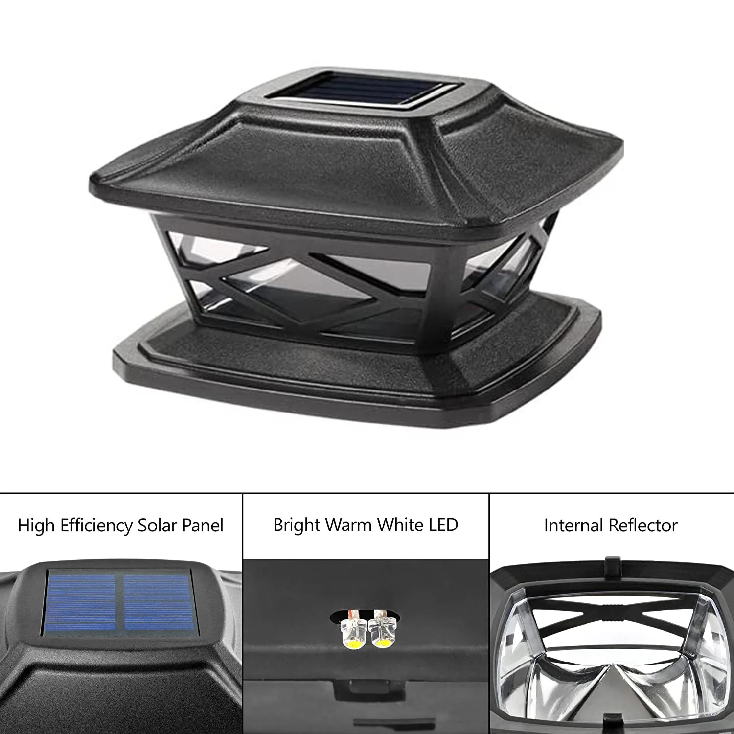 2PCS Solar Post Cap LED Light Outdoor Garden Yard Fence Pillar Head Lamp Waterproof Decorative Lamp Solar LED Pillar Head Lamp
2PCS Solar Post Cap LED Light Outdoor Garden Yard Fence Pillar Head Lamp Waterproof Decorative Lamp Solar LED Pillar Head Lamp