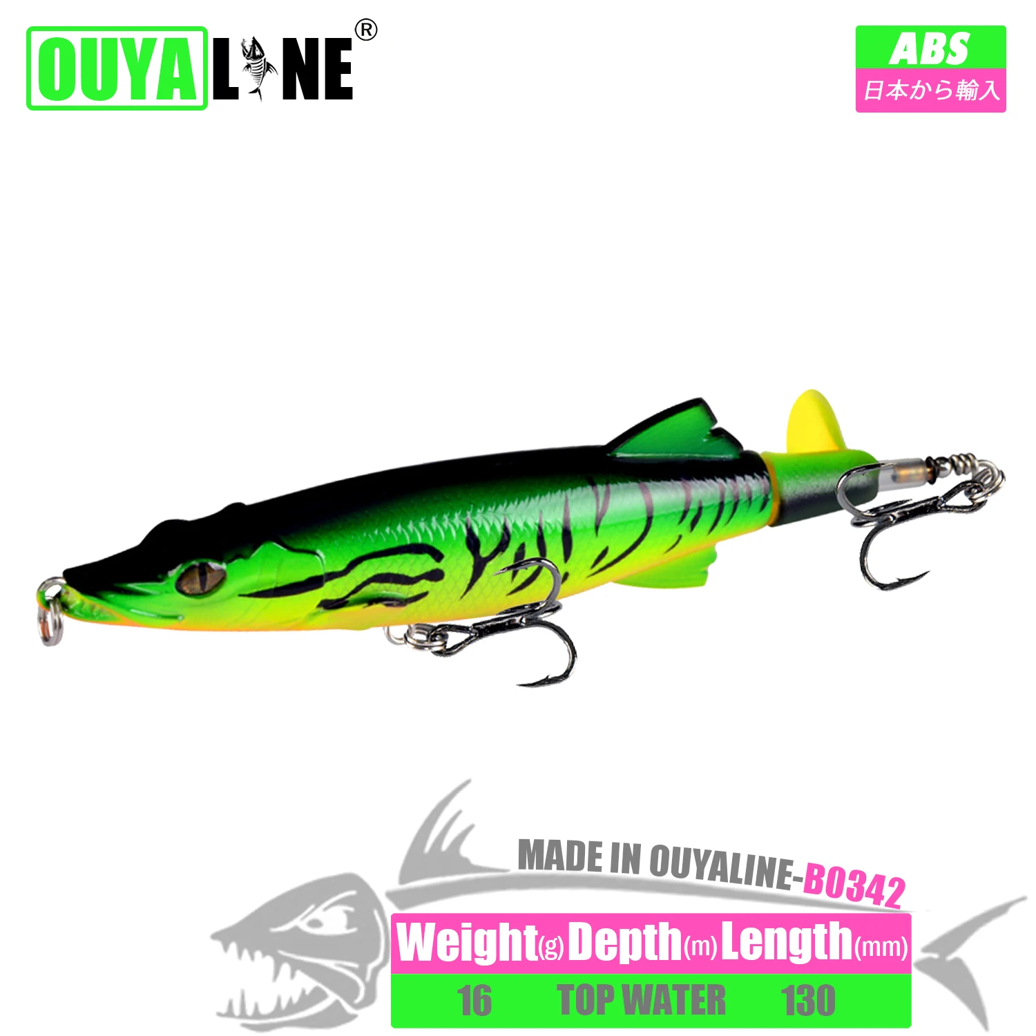 Whopper Plopper Fishing Lure 13cm 16g Floating Isca Artificial Pencil Hard Bait Bass Rotating Tail Fishing Tackle Seabass Leurre
Whopper Plopper Fishing Lure 13cm 16g Floating Isca Artificial Pencil Hard Bait Bass Rotating Tail Fishing Tackle Seabass Leurre