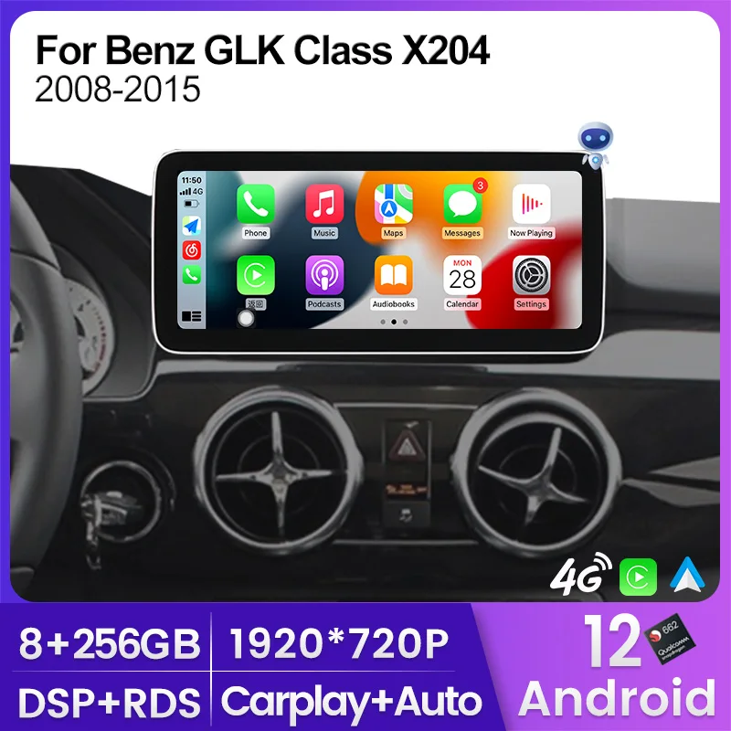 Автомобильный мультимедийный приемник для Benz GLK Class X204 2008-2015 WIFI Ai Voic BT 4G Lte для Apple Carplay Android автомобильный радиоприемник
Автомобильный мультимедийный приемник для Benz GLK Class X204 2008-2015 WIFI Ai Voic BT 4G Lte для Apple Carplay Android автомобильный радиоприемник
