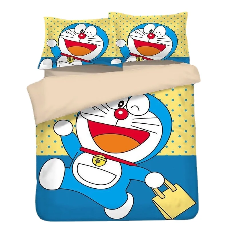 Anime peripheral Doraemon Doraemon trend ins four-piece set cartoon brushed bed sheet quilt cover boys and girls bedding
Anime peripheral Doraemon Doraemon trend ins four-piece set cartoon brushed bed sheet quilt cover boys and girls bedding