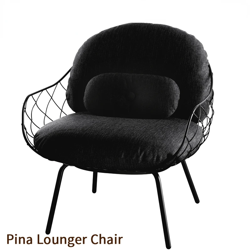 Pina Lounger Chair Leisure chairs/minimalist modern iron art lounge chairs
Pina Lounger Chair Leisure chairs/minimalist modern iron art lounge chairs