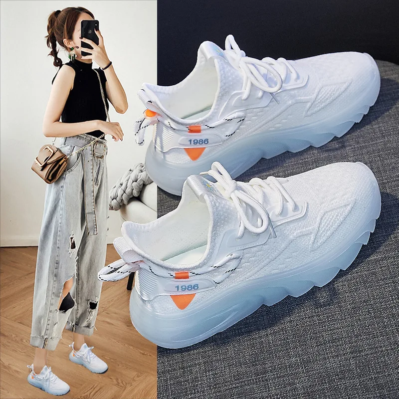 Korean version of Feizhi women's shoes 2022 summer new sports shoes women's breathable running casual shoes Woman Tennis Shoes
Korean version of Feizhi women's shoes 2022 summer new sports shoes women's breathable running casual shoes Woman Tennis Shoes