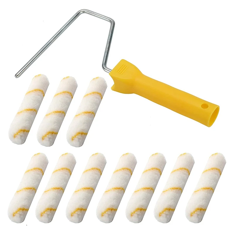11 Piece 6 Inch Foam Roller Brushes Kit Paint Roller Refills Paint Roller Covers Home Repair Paint Roller Kits
11 Piece 6 Inch Foam Roller Brushes Kit Paint Roller Refills Paint Roller Covers Home Repair Paint Roller Kits
