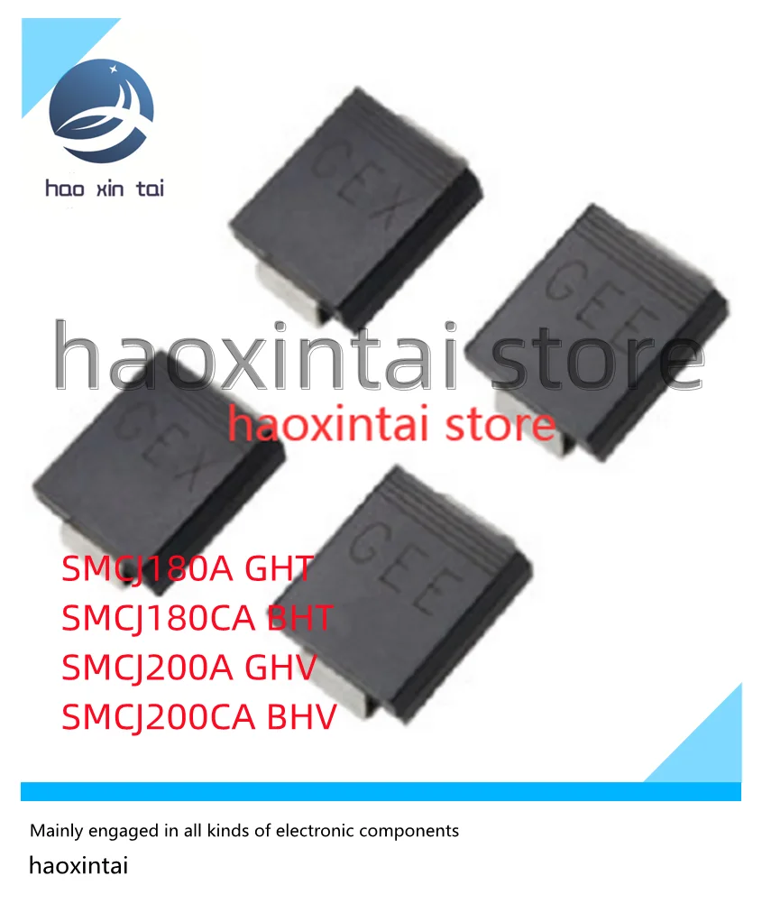 10PCS SMCJ180A GHT SMCJ180CA BHT 180V SMCJ200A GHV SMCJ200CA BHV 200V SMC patch TVS transient suppression diode
10PCS SMCJ180A GHT SMCJ180CA BHT 180V SMCJ200A GHV SMCJ200CA BHV 200V SMC patch TVS transient suppression diode