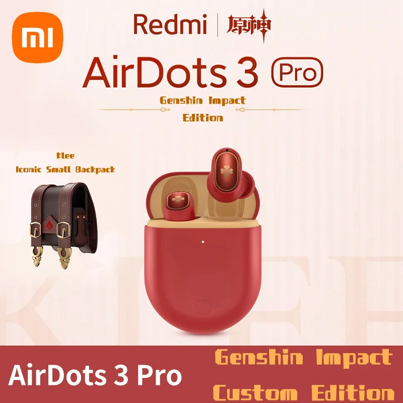 Xiaomi Original Redmi Airdots 3 Pro Bluetooth Headphones Genshin-Klee Custom Edition Style Headphone Pack for 99% Smartphones
Xiaomi Original Redmi Airdots 3 Pro Bluetooth Headphones Genshin-Klee Custom Edition Style Headphone Pack for 99% Smartphones