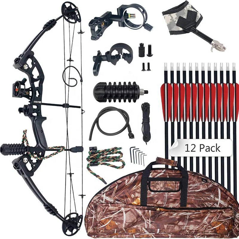 Compound Bow For Hunting Shooting Fishing 30-60lbs Bow And Arrow Compound Bow Set
Compound Bow For Hunting Shooting Fishing 30-60lbs Bow And Arrow Compound Bow Set