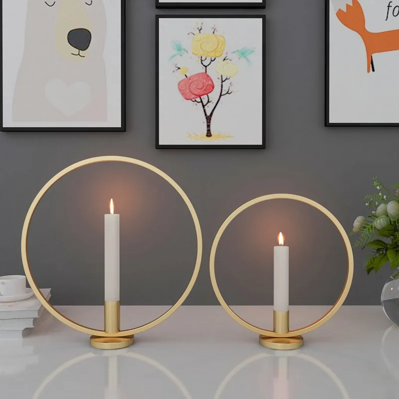 Metal Candle Holders Black/Gold Candle Rack Round Iron Candlestick Home Christmas Party Table Centerpiece Decoration JU32416
Metal Candle Holders Black/Gold Candle Rack Round Iron Candlestick Home Christmas Party Table Centerpiece Decoration JU32416