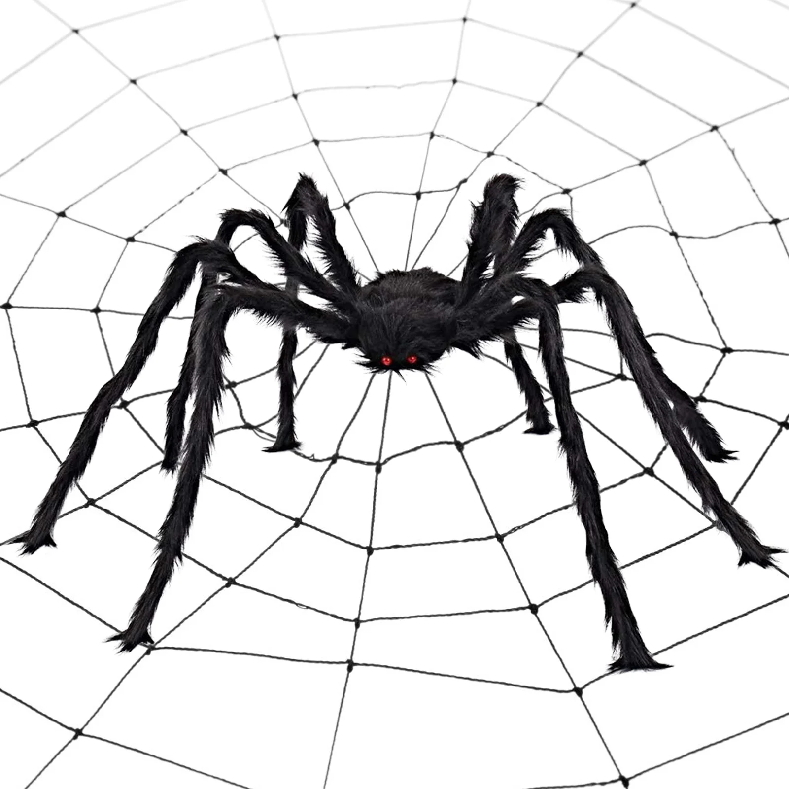 Halloween Giant Spider Plush Giant Spider Realistic Fake Spiders Red Eyes Hairy Spiders Funny Prank Toy Prop Party Gift
Halloween Giant Spider Plush Giant Spider Realistic Fake Spiders Red Eyes Hairy Spiders Funny Prank Toy Prop Party Gift