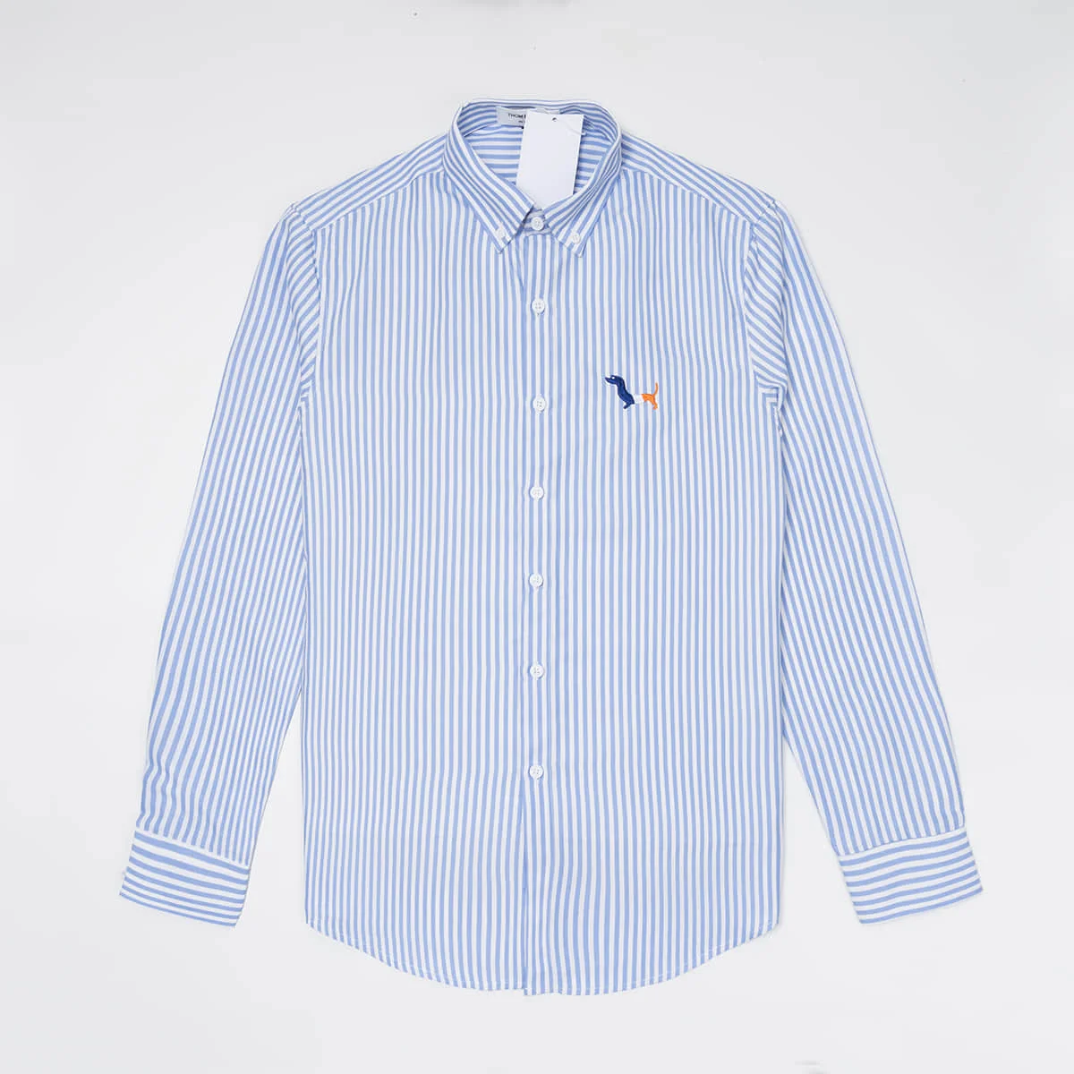 Mens Shirt Classic Thom TB Dog Embroidery Striped Shirts Business Leisure Blouse Tops Long Sleeve Slim Fit Designer Shirts
Mens Shirt Classic Thom TB Dog Embroidery Striped Shirts Business Leisure Blouse Tops Long Sleeve Slim Fit Designer Shirts