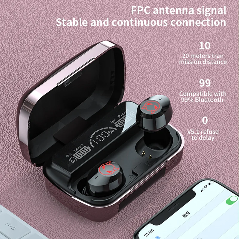 TWS Original Bass Wireless Bluetooth Earphone Sport Earbuds Deep Bass Headphones Waterproof Headset With Charging Case Bluetooth
TWS Original Bass Wireless Bluetooth Earphone Sport Earbuds Deep Bass Headphones Waterproof Headset With Charging Case Bluetooth