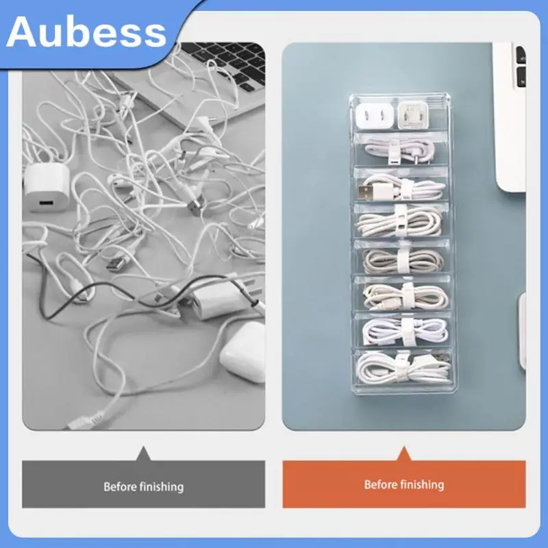 Data Cable Storage Box Transparent Plastic Data Cable Storage Box Desktop Multi-function Headset Data Cable Storage Appliance
Data Cable Storage Box Transparent Plastic Data Cable Storage Box Desktop Multi-function Headset Data Cable Storage Appliance