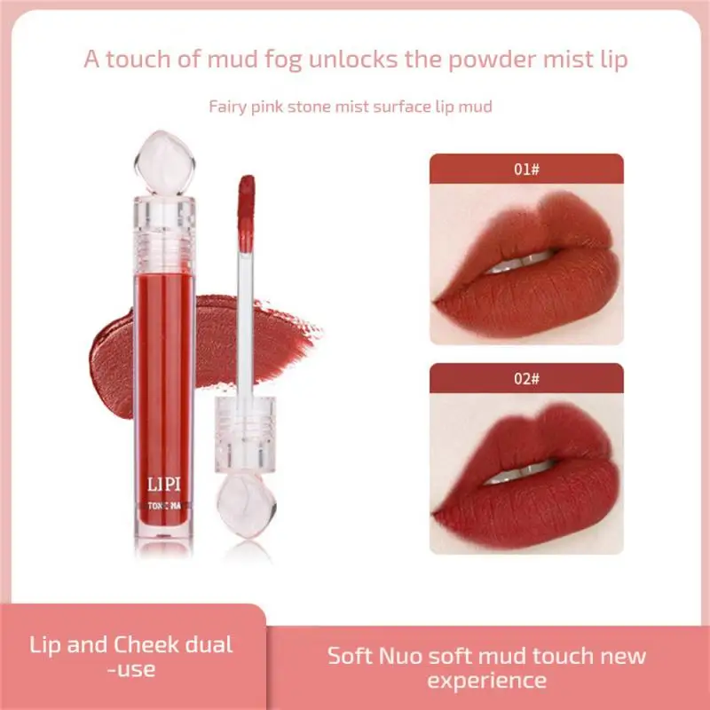 6 Color Lip Glaze Matte Liquid Lipstick Cute Bear Waterproof Velvet Red Brown Pink Lip Mud Mousse Korea Makeup Lip Tint Cosmetic
6 Color Lip Glaze Matte Liquid Lipstick Cute Bear Waterproof Velvet Red Brown Pink Lip Mud Mousse Korea Makeup Lip Tint Cosmetic