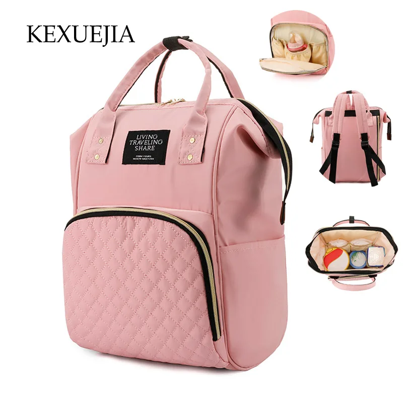 KEXUEJIA Nylon Waterproof Diaper Bags Large Capacity Mummy Bag Travel Backpacks High Quality Handbag Brand Bag For Mom And Baby
KEXUEJIA Nylon Waterproof Diaper Bags Large Capacity Mummy Bag Travel Backpacks High Quality Handbag Brand Bag For Mom And Baby