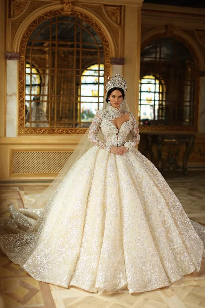 Luxury long sleeve wedding dress 3d decal vintage bride dress arab gown perform beading dance dress plus size wedding dress cus
Luxury long sleeve wedding dress 3d decal vintage bride dress arab gown perform beading dance dress plus size wedding dress cus