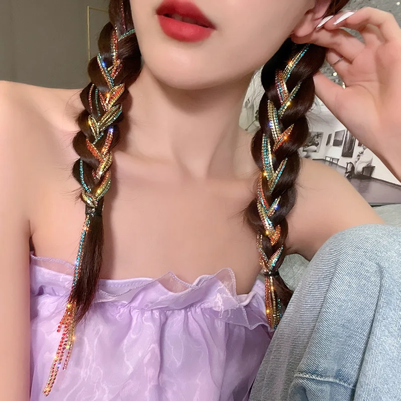 Shine Long Tassel Colorful Rhinestone Crystal Hairpins for Women DIY Braid Hairwear Wedding Hair Accessories Jewelry
Shine Long Tassel Colorful Rhinestone Crystal Hairpins for Women DIY Braid Hairwear Wedding Hair Accessories Jewelry