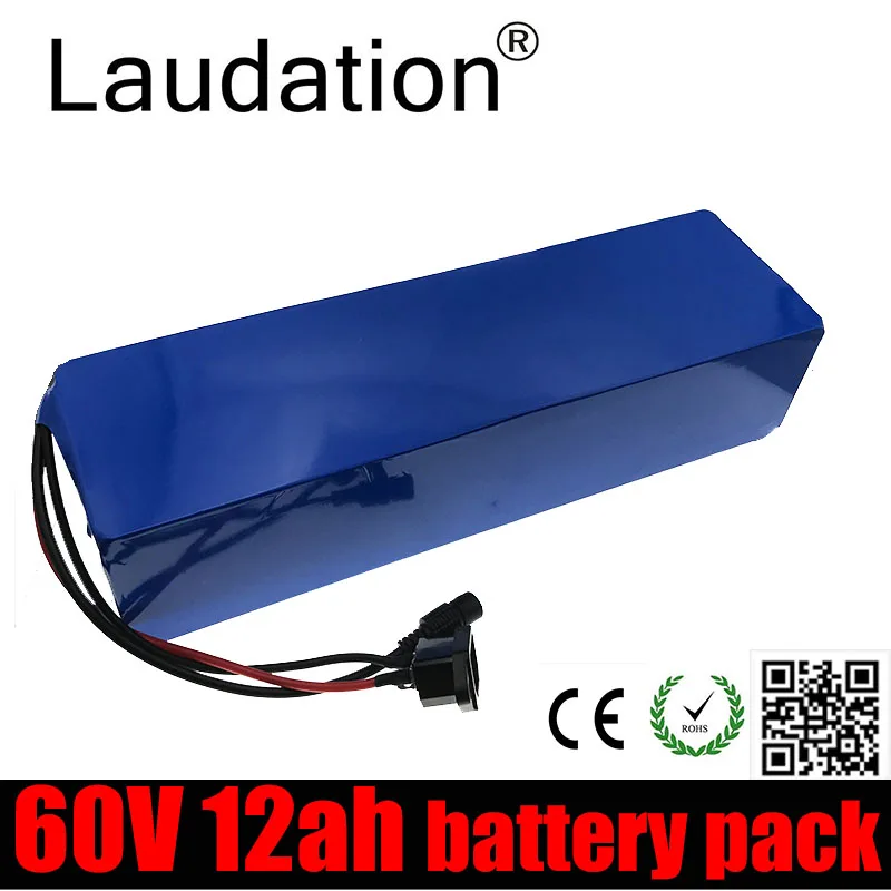 Laudation 60V 12AH Electric Bike 60v 12ah Battery 18650 Rechargeable Battery Pack 16S 4P Built-in 30A BMS For Electric Bicycles
Laudation 60V 12AH Electric Bike 60v 12ah Battery 18650 Rechargeable Battery Pack 16S 4P Built-in 30A BMS For Electric Bicycles