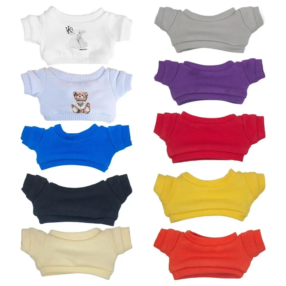 Outfit Cotton Stuffed Dolls Idol Doll Outfit Doll Cartoon T-shirt 20cm Doll Clothes Doll T-shirt Mini Clothes
Outfit Cotton Stuffed Dolls Idol Doll Outfit Doll Cartoon T-shirt 20cm Doll Clothes Doll T-shirt Mini Clothes