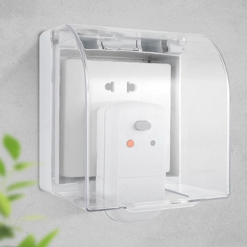 Socket Waterproof Cover Household 86 Bathroom Self Adhesive Transparent Waterproof Box Protective Cover Switch Cover
Socket Waterproof Cover Household 86 Bathroom Self Adhesive Transparent Waterproof Box Protective Cover Switch Cover