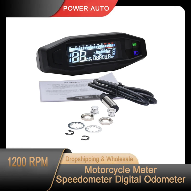 Waterproof Universal RPM Motorcycle Meter Speedometer Digital Odometer Electric Injection Carburetor Instrument Odometer RPM
Waterproof Universal RPM Motorcycle Meter Speedometer Digital Odometer Electric Injection Carburetor Instrument Odometer RPM