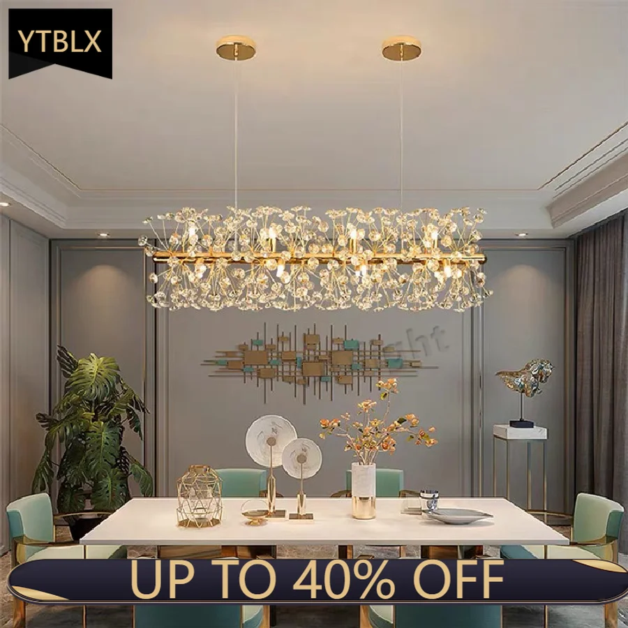 Modern Crystal Hanging Light Gold Luxury Decor Chandelier Living Dining Room Kitchen Island Light Lustre Circular Pendant Lamp
Modern Crystal Hanging Light Gold Luxury Decor Chandelier Living Dining Room Kitchen Island Light Lustre Circular Pendant Lamp