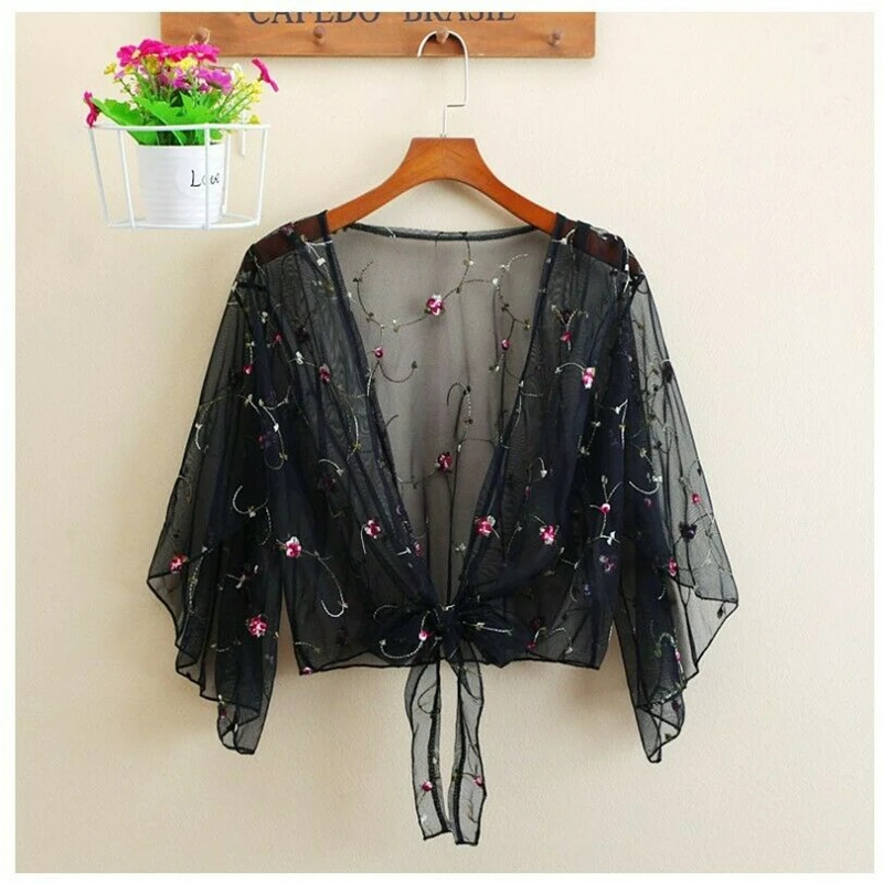 Women Long Sleeve Beach Cover Up Bathing Suit Swimsuit Floral Tops Cardigan Thin Coat Casual Party Outwear Blouse Cover Up
Women Long Sleeve Beach Cover Up Bathing Suit Swimsuit Floral Tops Cardigan Thin Coat Casual Party Outwear Blouse Cover Up