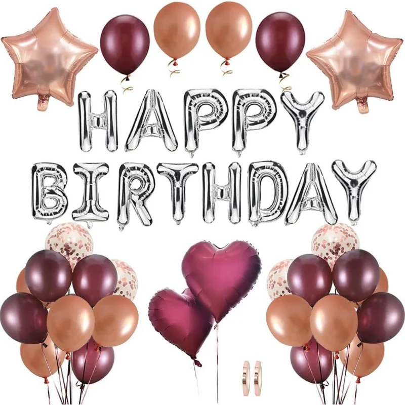 Happy Birthday Balloon Set 16 inch Letter Foil Balloon Kids Gold Confetti Balloons Party Supplies Birthday Party Decoration
Happy Birthday Balloon Set 16 inch Letter Foil Balloon Kids Gold Confetti Balloons Party Supplies Birthday Party Decoration