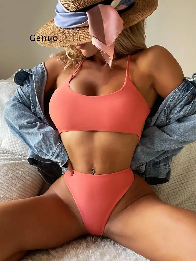 Sexy Bikini Fashion Women High Waist Pure Color Push-Up Padded Swimsuit Beachwear Two Piece Set Summer Beach Bathing Suit
Sexy Bikini Fashion Women High Waist Pure Color Push-Up Padded Swimsuit Beachwear Two Piece Set Summer Beach Bathing Suit