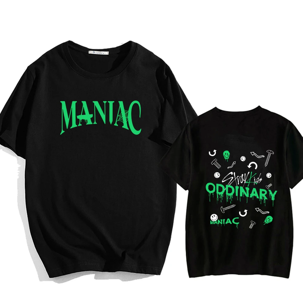 Stray Kids Maniac T Shirt Letter Graphic Printed T Shirt Men Women Summer Vintage Oversized Cotton O-Neck Large Size T Shirt
Stray Kids Maniac T Shirt Letter Graphic Printed T Shirt Men Women Summer Vintage Oversized Cotton O-Neck Large Size T Shirt