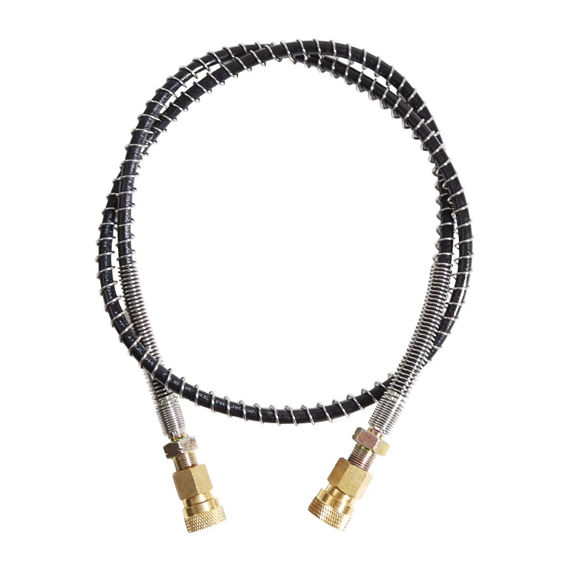 High Pressure Hose With Spring Wrapped 100Cm Long PCP Pneumatics Air Refilling Pump Nylon Black Hose
High Pressure Hose With Spring Wrapped 100Cm Long PCP Pneumatics Air Refilling Pump Nylon Black Hose