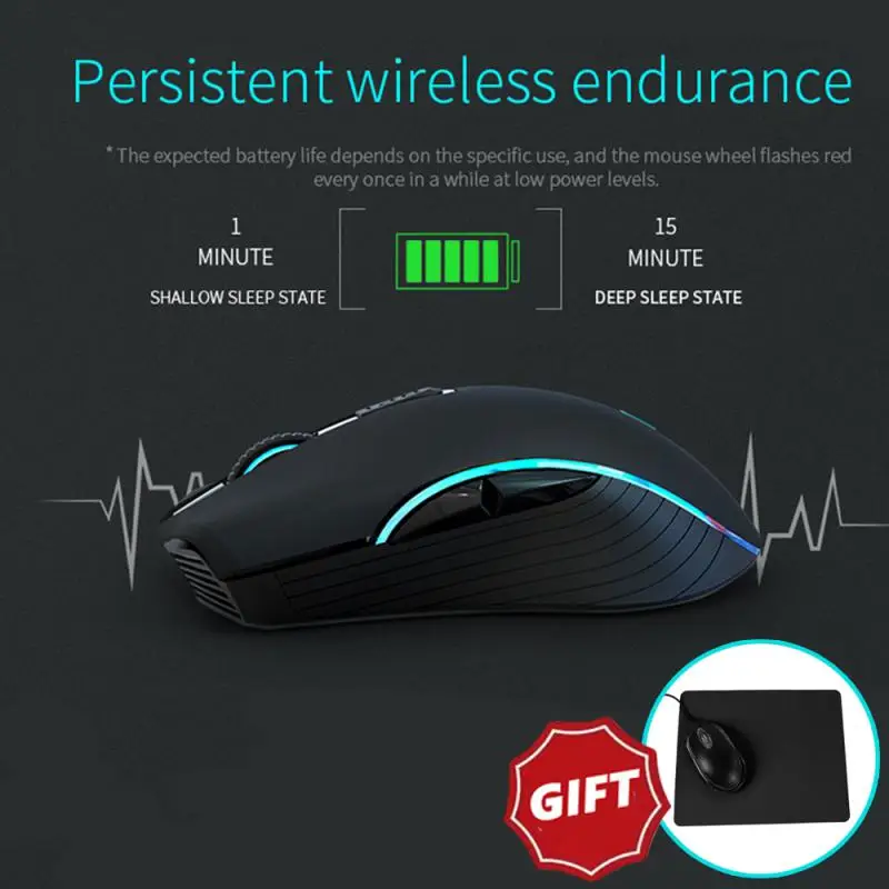 Беспроводной Перезаряжаемый Bluetooth-мышь RYRA, беспроводная Бесшумная мышь для ноутбука, ПК с ковриком для мыши
Беспроводной Перезаряжаемый Bluetooth-мышь RYRA, беспроводная Бесшумная мышь для ноутбука, ПК с ковриком для мыши