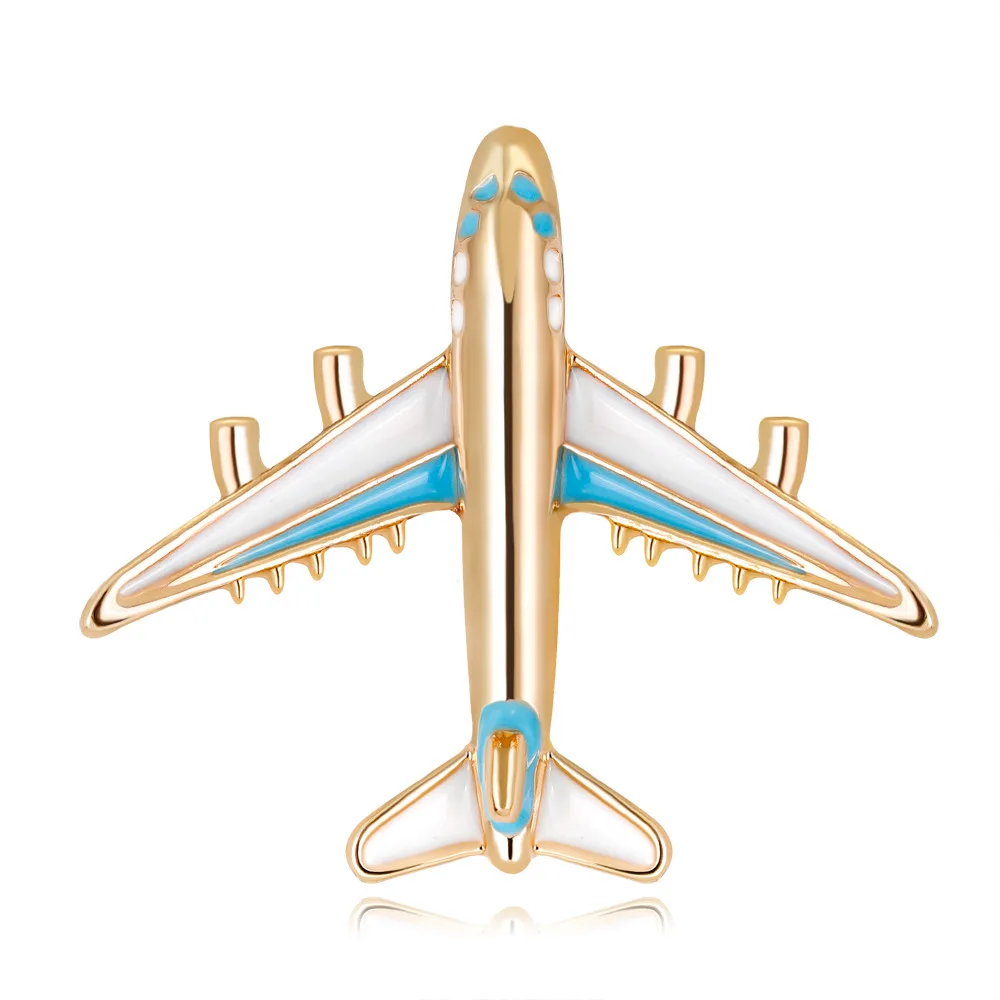 Fashion Plane Shape Brooch Badge Enamel Metal Aircraft Sweater Corsage Women Men Brooches Lapel Decoration Gifts
Fashion Plane Shape Brooch Badge Enamel Metal Aircraft Sweater Corsage Women Men Brooches Lapel Decoration Gifts